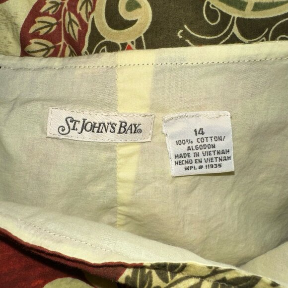 Vintage St. John's Bay Skirt 14 - Picture 3 of 3